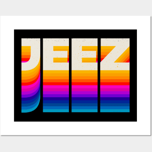 4 Letter Words - Jeez Posters and Art